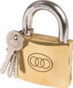Padlock Tri Brass – 63mm