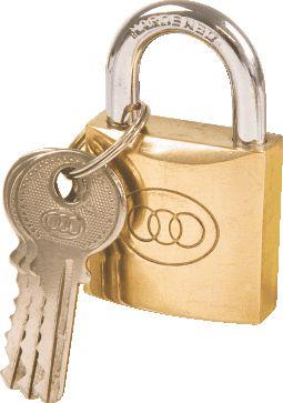 Padlock Tri Brass (Keyed Alike) – 32mm