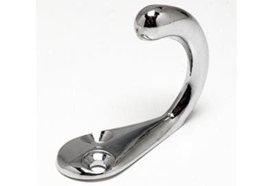 Waldo Wardrobe Hook Single Chrome Plated