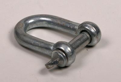 Waldo Shackle – D Galvanised 10mm