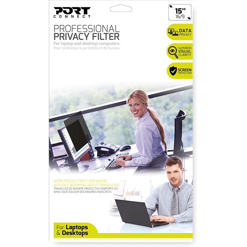 Port Design Connect Privacy Filter 2D for 15.6″ Laptop Screens