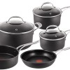 Jamie Oliver By Tefal – 8 Piece Hard Anodised Cookware Set Jamie Oliver By Tefal – 8 Piece Hard Anodised Cookware Set