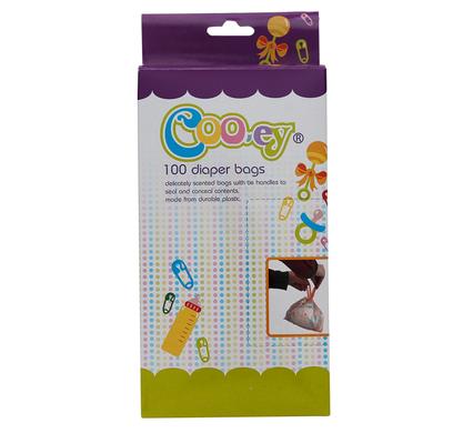 Bulk Pack 5 x Cooey Diaper Disposal Bags – Pack of 100