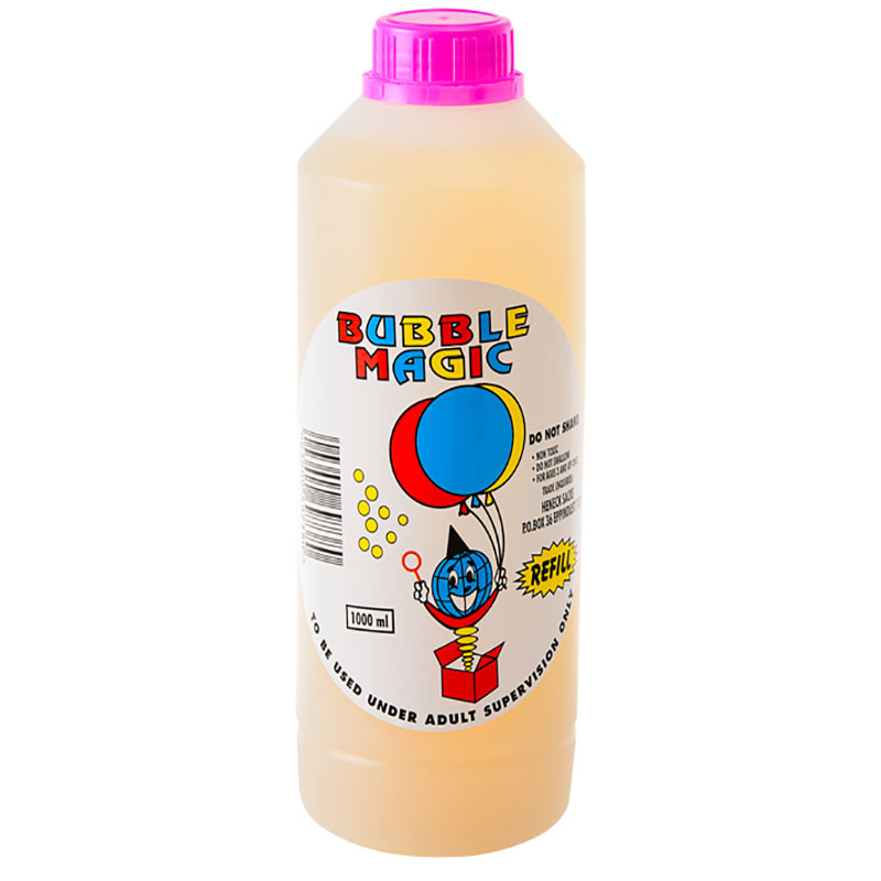 Bulk Pack 4 x Bubble Refill Magic 1 Litre (1000ml)