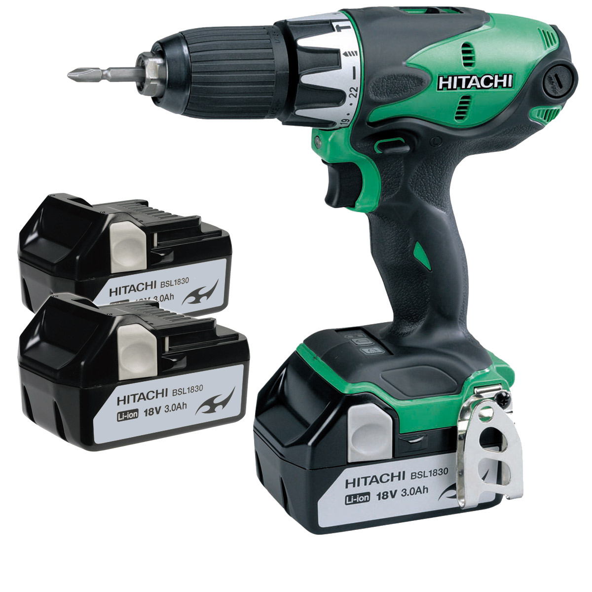 Hitachi – 18V Li-Ion Cordless Drill