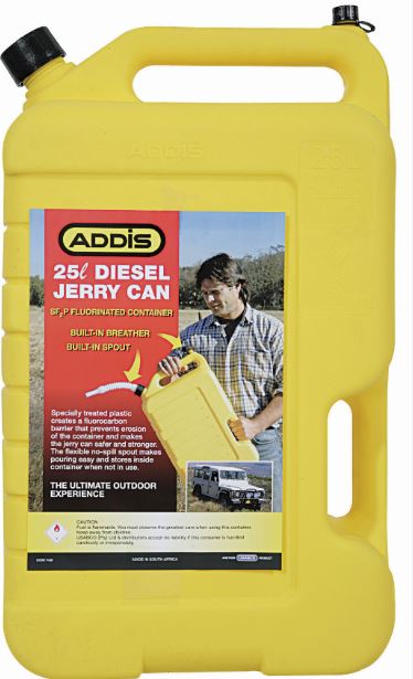 Addis – Diesel Jerry Can – 25 Litre