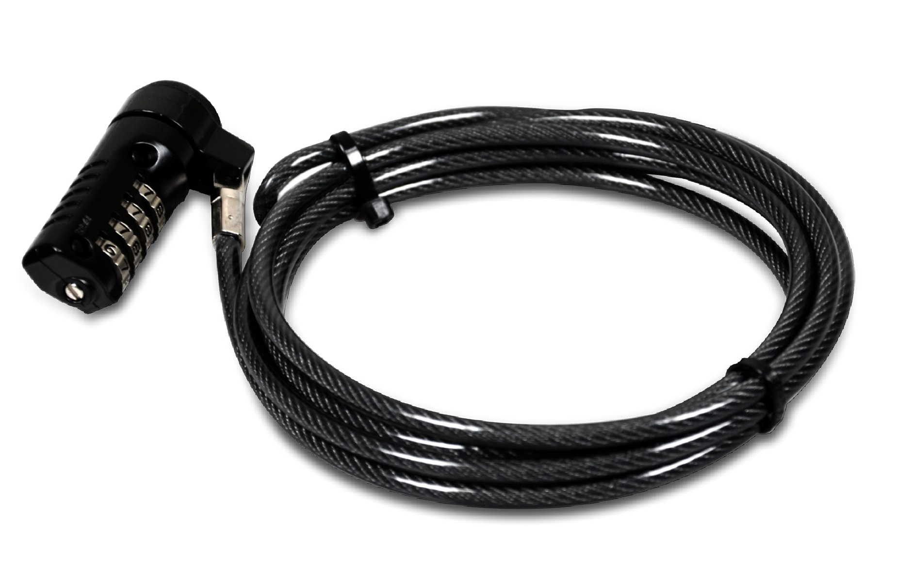 Port Design 4 Digit Notebook Combination Lock  1.8m – Black