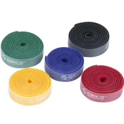 Orico 1m Hook & Loop Cable Tie 5 Pack