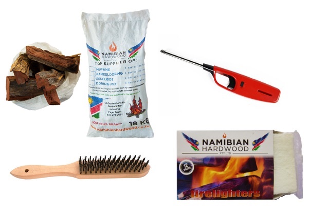 Namibian Hardwood Braai Wood Combo -Kameeldoring / Camelthorn 18kg