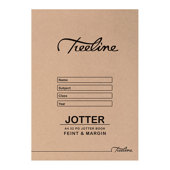 A4 32 pg Scribbler Feint & Margin Soft Cover