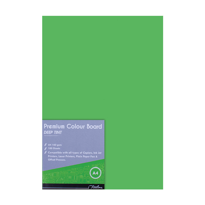 Treeline Project Board Deep Tint Parrot A4 160gsm Pack of 100