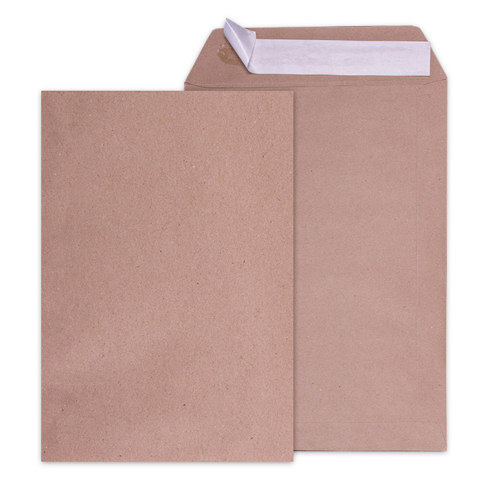 LEO C4 Manilla Strip Seal Envelopes – Open Short Side – Box of 250