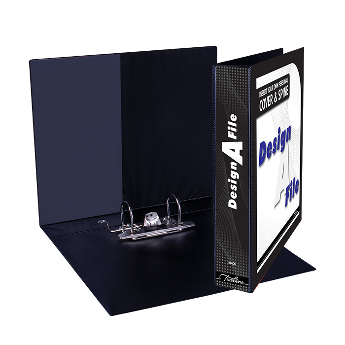 A4 Design-A-File 40mm Mini Lever Arch File Black