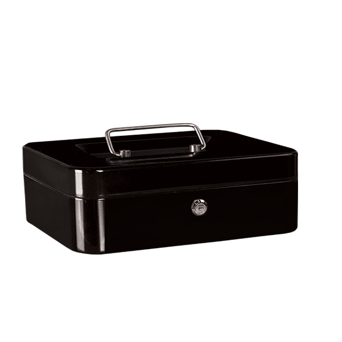 Treeline Cash Box Metal Black 12 inch (300mm)