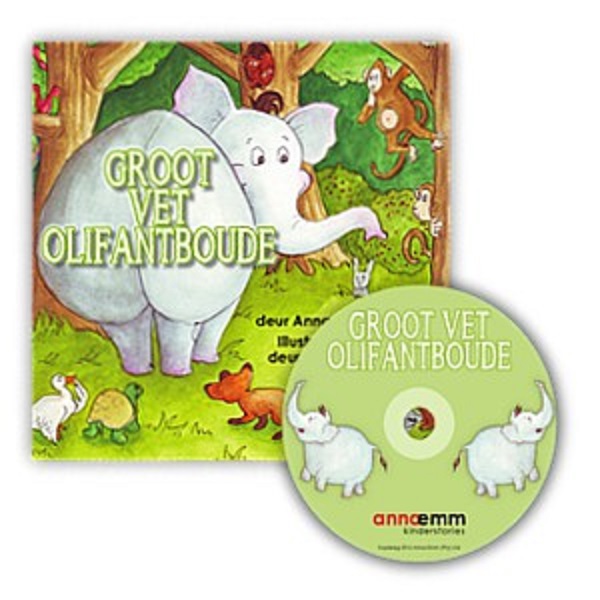 Afrikaanse Kinderstories (CD en Prenteboek) – Groot Vet Olifantboude