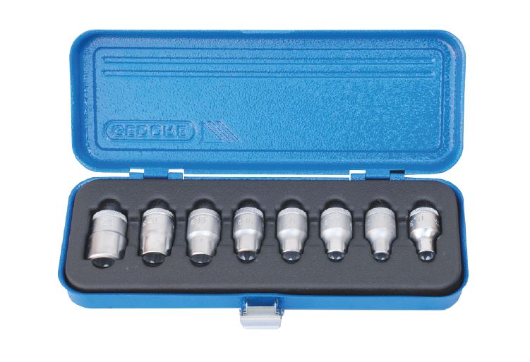 Gedore – TX19-FT Female Torx Socket Set