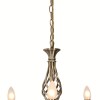 Eurolux – Erin 3 Light Chandelier – Antique Brass Eurolux – Erin 3 Light Chandelier – Antique Brass