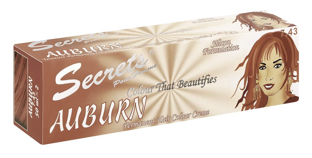 Secrets Cream Colour Auburn – 50ml