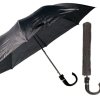 Bulk Pack x3 Black Foldup Gents Umbrella with Cover – 50cm Bulk Pack x3 Black Foldup Gents Umbrella with Cover – 50cm