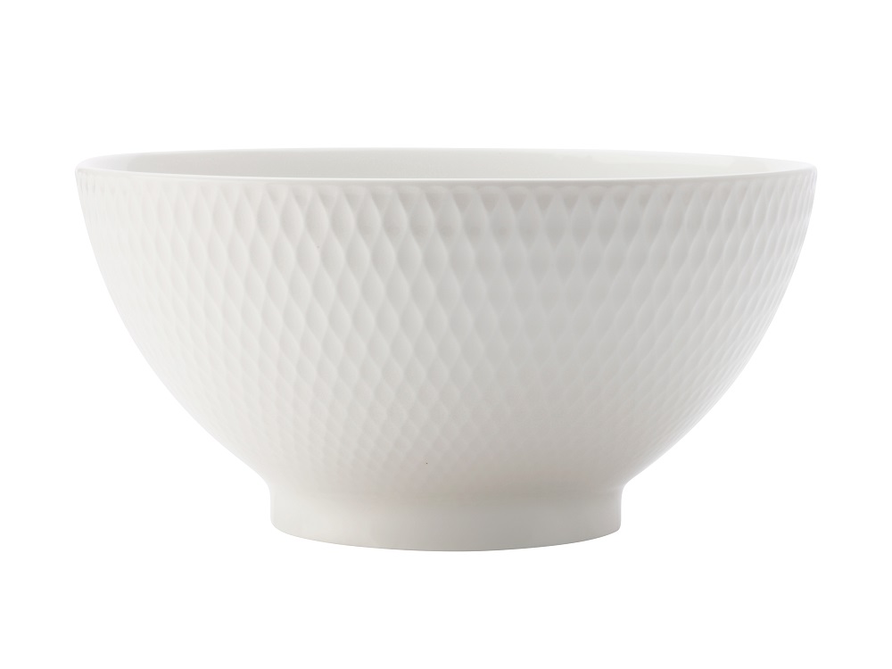 Maxwell & Williams – White Basics Diamonds Noodle Bowl