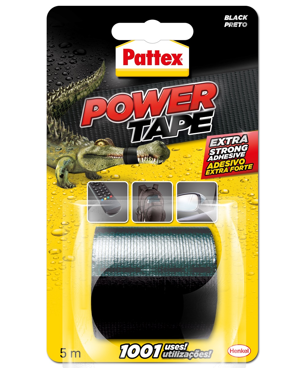 Pattex – Power Tape – Black – 1523403 – 5m