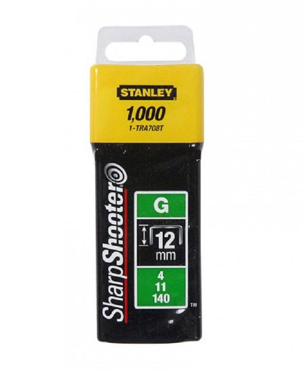 Stanley – Heavy-Duty Staples – 12mm x 1000 Pieces