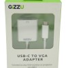 GIZZU USB-C To VGA Adapter – White GIZZU USB-C To VGA Adapter – White