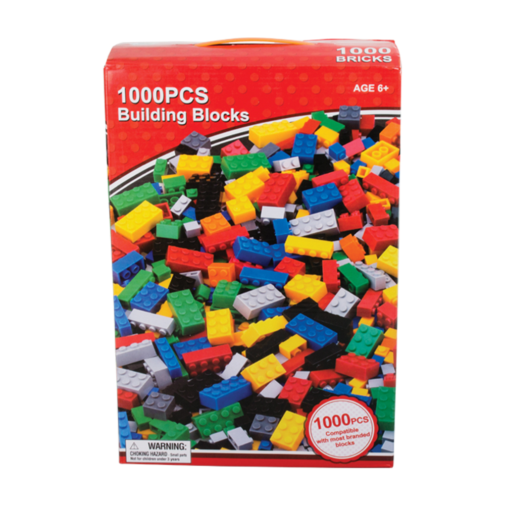 Childrens Building Block Set – 1000 Pieces