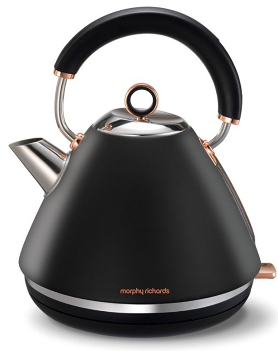 Morphy Richards – 1.5L Kettle Accent Rose Gold – Black