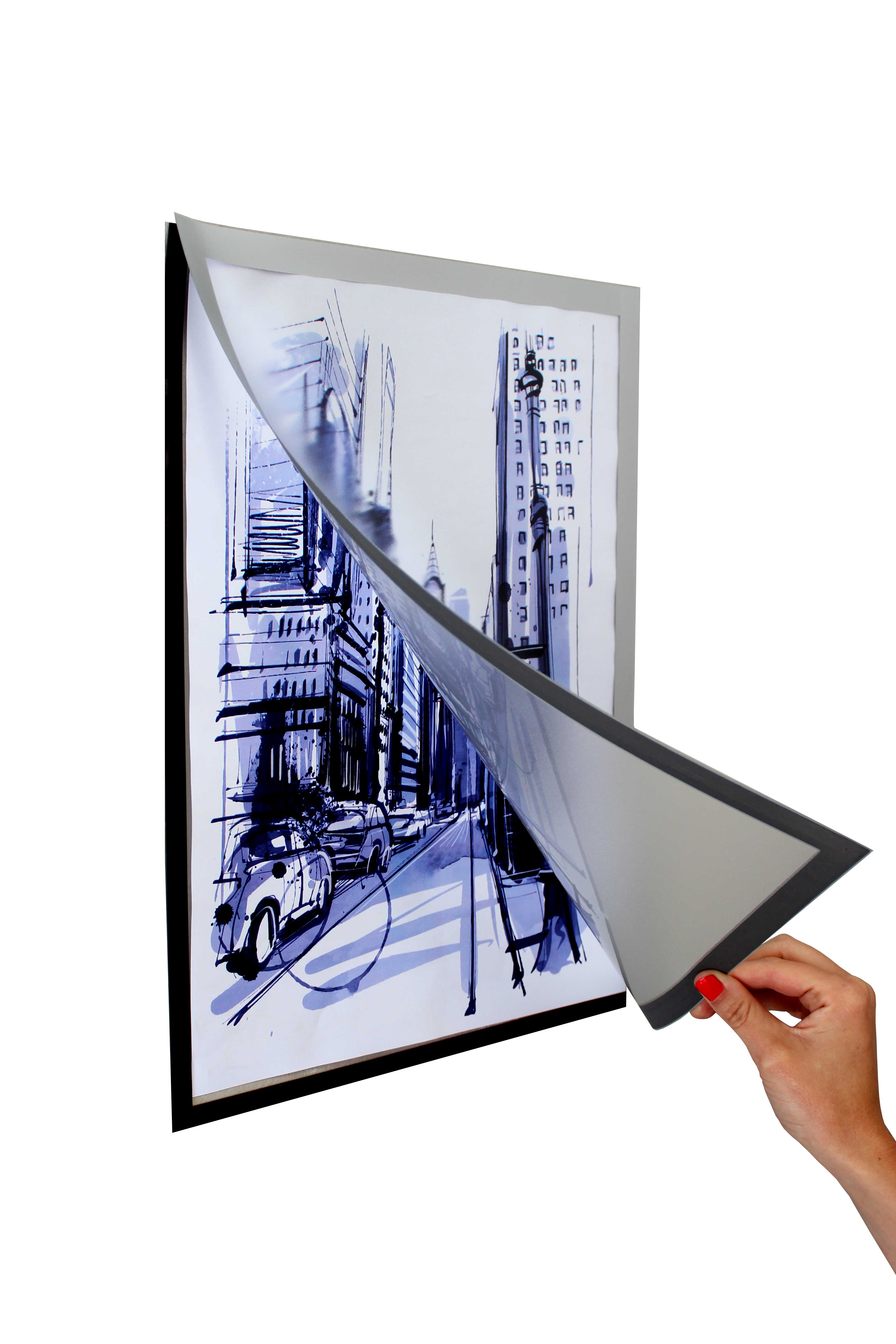 Parrot A3 Magnetic Self Adhesive Poster Frame (440 x 320mm)