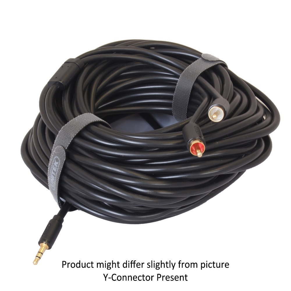 Parrot 3.5mm – 10m Audio Jack to Two Male RCA Cable