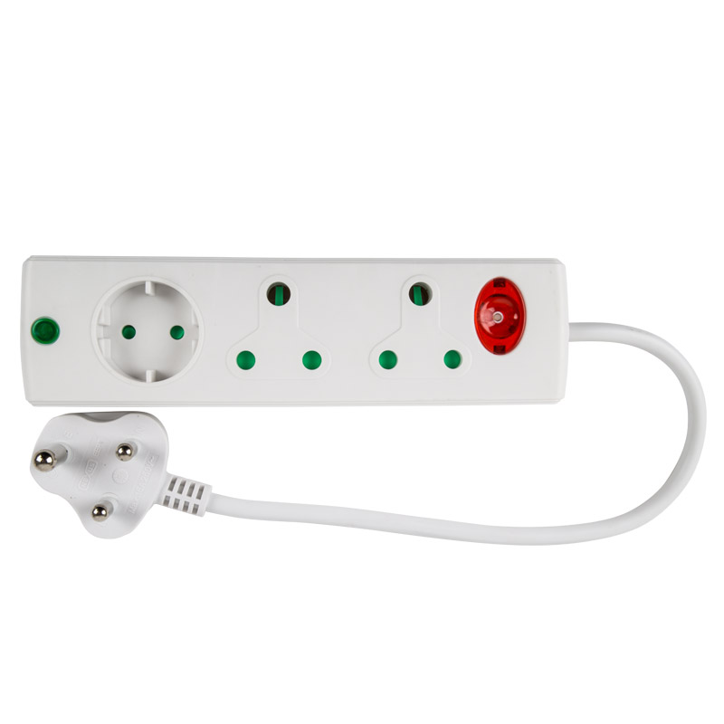 Nexus – Multi Plug – 2 x 3Pin – 1 x Shucko