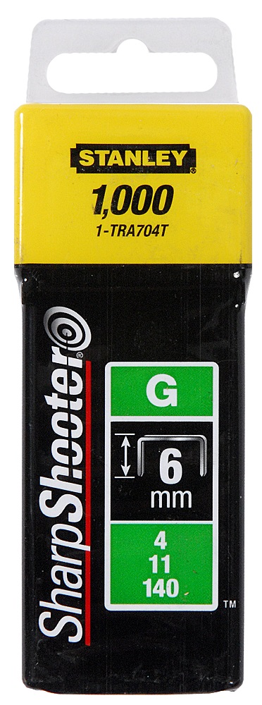 Stanley Tools – Heavy-Duty Staples – 6mm x 1000