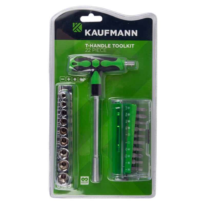 Kaufmann – Socket and Screwdriver Bit Set – 22 Piece
