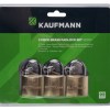 Kaufmann Lock Set – Brass – 50mm 3 Piece Kaufmann Lock Set – Brass – 50mm 3 Piece