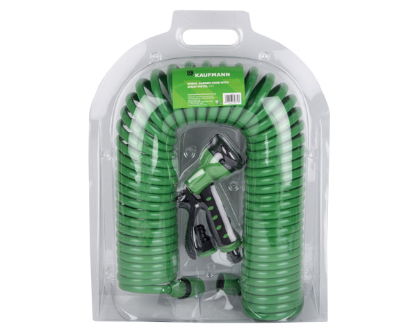 Kaufmann – Spiral Garden Hose – Outdoor Accessories – Couplings – 15mm