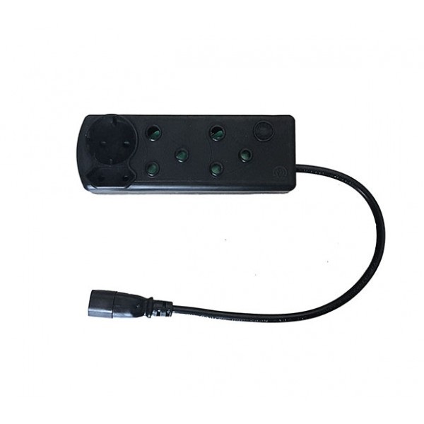 Multi Plug with IEC Cord (2x16A + 2x5A)