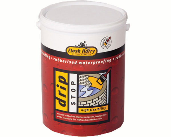Flash Harry Drip Stop Fibre Waterproofing – Black (1L)