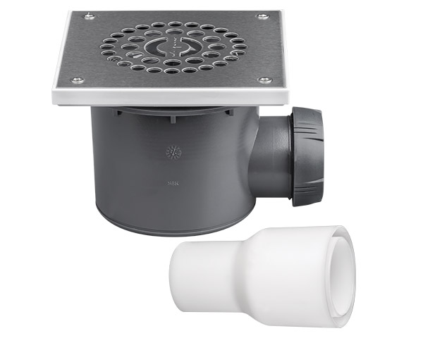 Wirquin Tourbillon Stainless Steel Shower Waste Trap