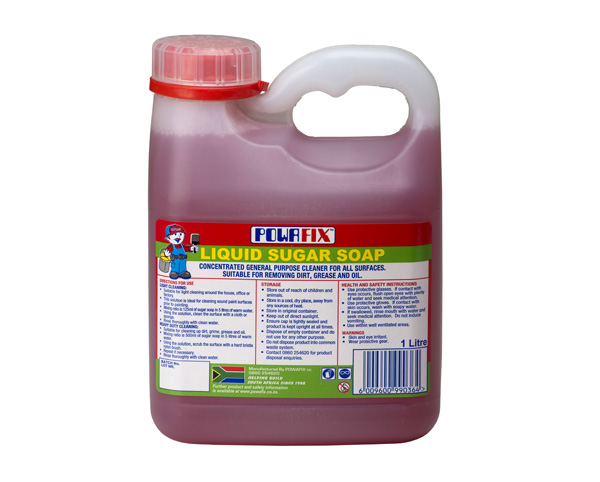 Powafix Sugar Liquid Soap – 1L