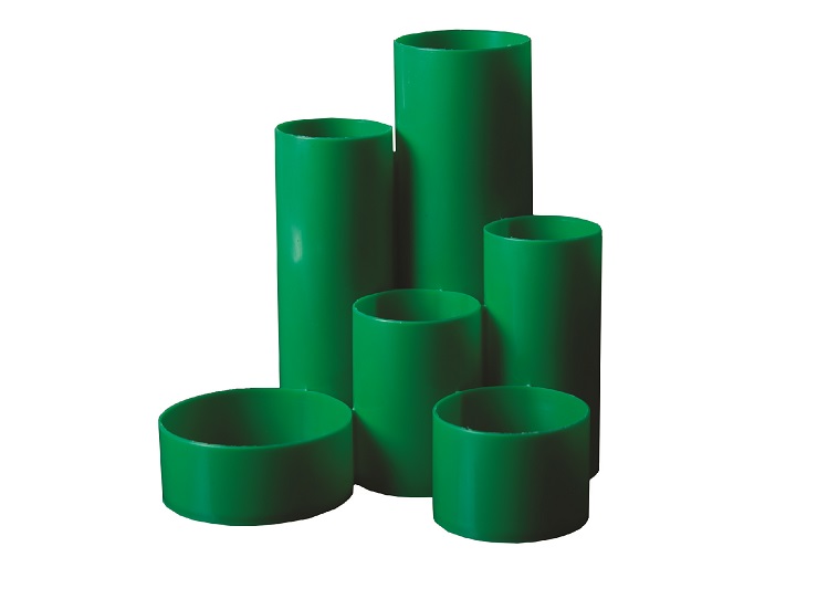 Treeline: Desktop Organiser Pen Holder – Green – 6 Cylinders