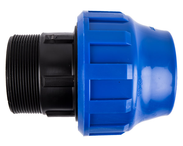 Male Compression Adaptor – 50mm x 1-1/4 (Pack of 2)
