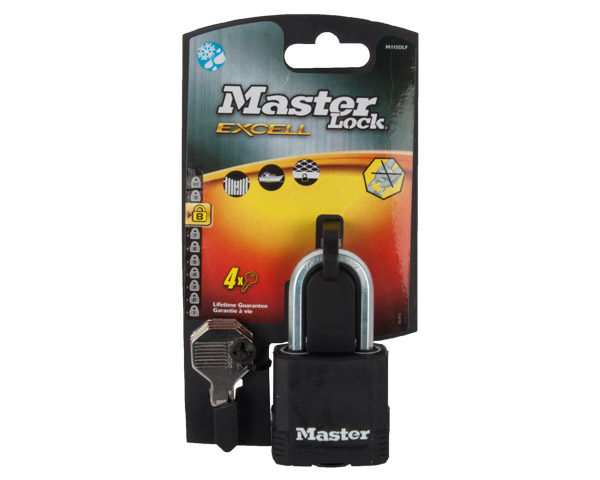 Master Lock Excell Laminated Covered Padlock – 64mm