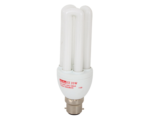 Eurolux Cfl 20W 3U B22 Lamp – Cool White