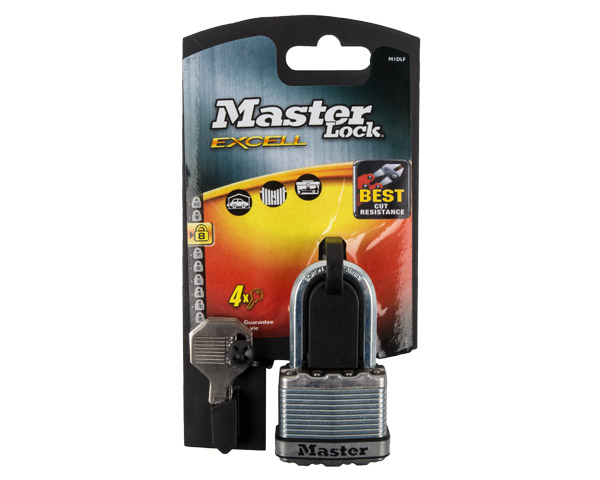 Master Lock Excell Laminated 45mm Padlock – 38mm Shackle