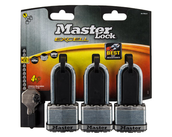 Master Lock Excell Laminated 45mm Padlock – 51mm Shackle