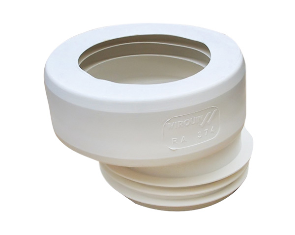 Wirquin – RA274 Offset Pan Connector & Fins – 110mm