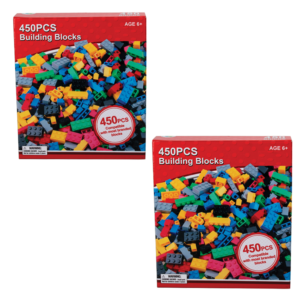 450 Piece Building Block Set – Pack of 2