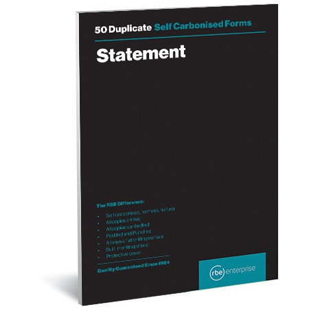 RBE: Statement Duplicate Book – A5