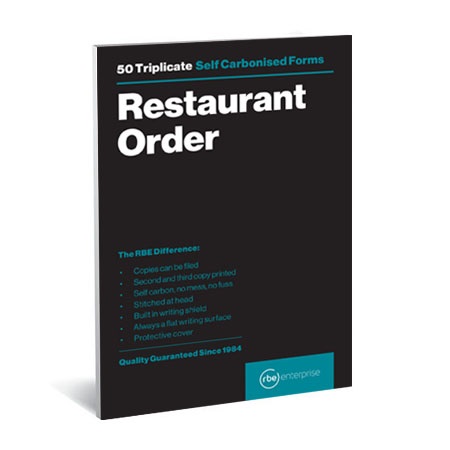 RBE: Restaurant Order Triplicate (148×95)